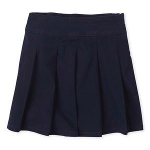 Girls Uniform Pleated Skort - Tidal